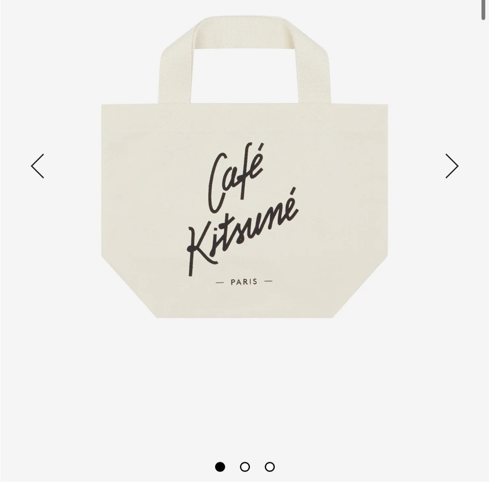 Café Kitsuné Cream Tote Bag
